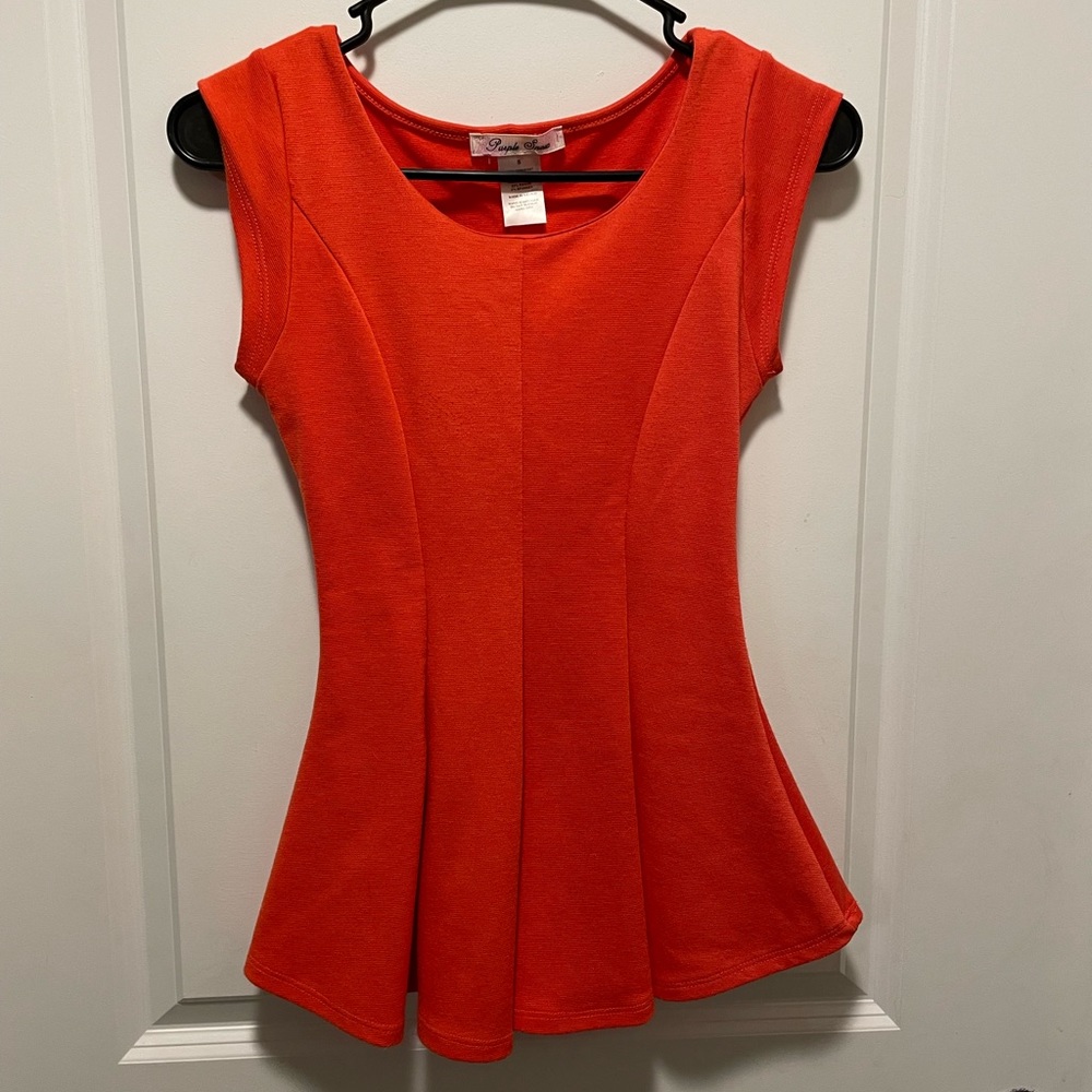 Red/orange Blouse